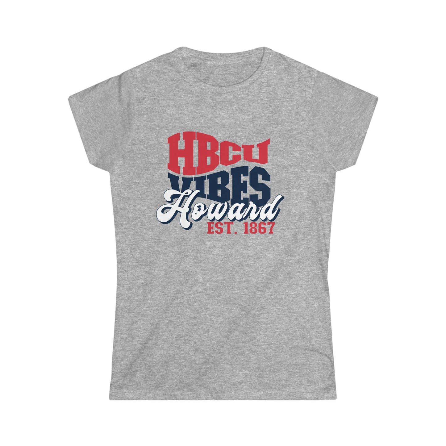 HBCU Love (Howard University/ HBCU Vibes Women's Softstyle Tee)