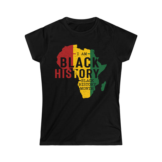 Inspirational (I Am Black History 2/ Women's Softstyle Tee)