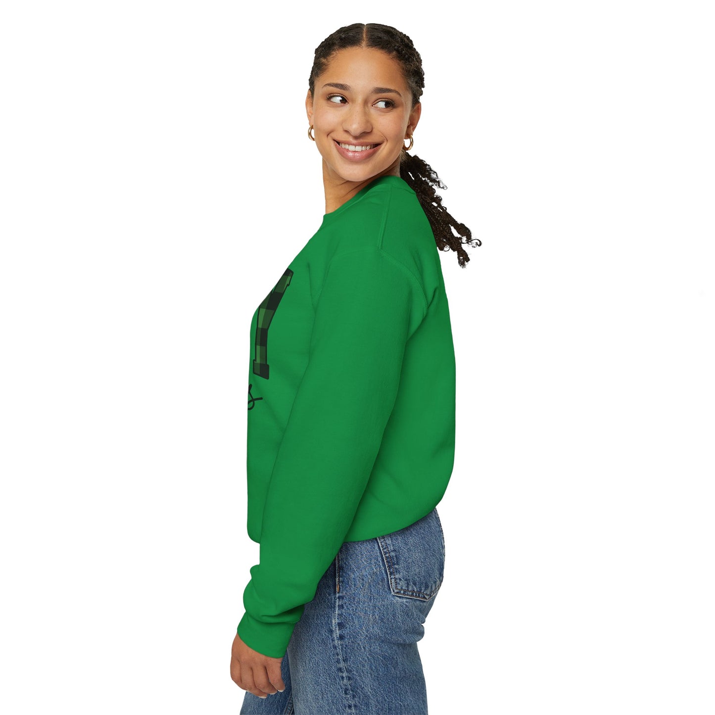 Seasonal Wear (Merry Christmas -Green/ Unisex Heavy Blend™ Crewneck Sweatshirt)