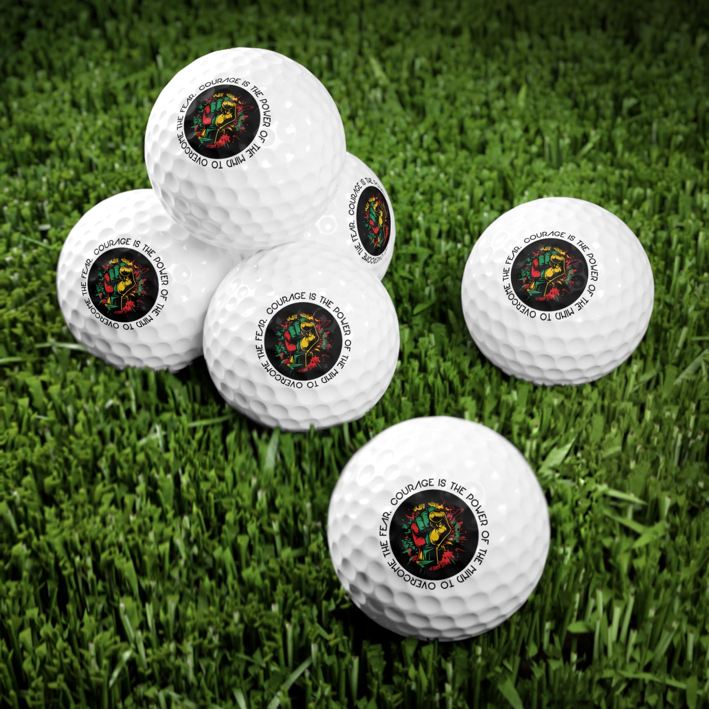 Golf (Courage is the Power/ Golf Balls, 6pcs)