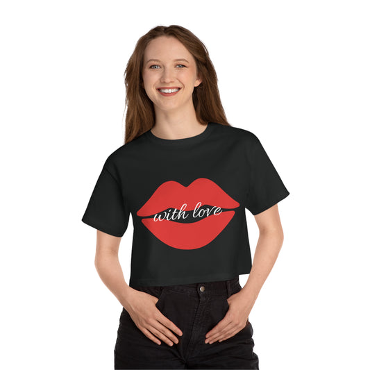 Seasonal (With Love/ Champion Women's Heritage Cropped T-Shirt)