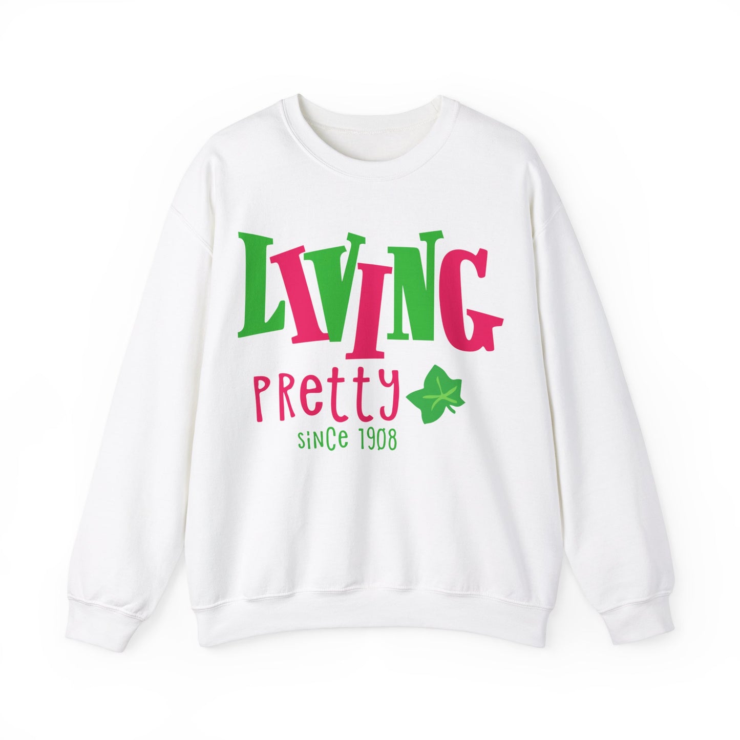 Sorority (Living Pretty/ Unisex Heavy Blend™ Crewneck Sweatshirt)