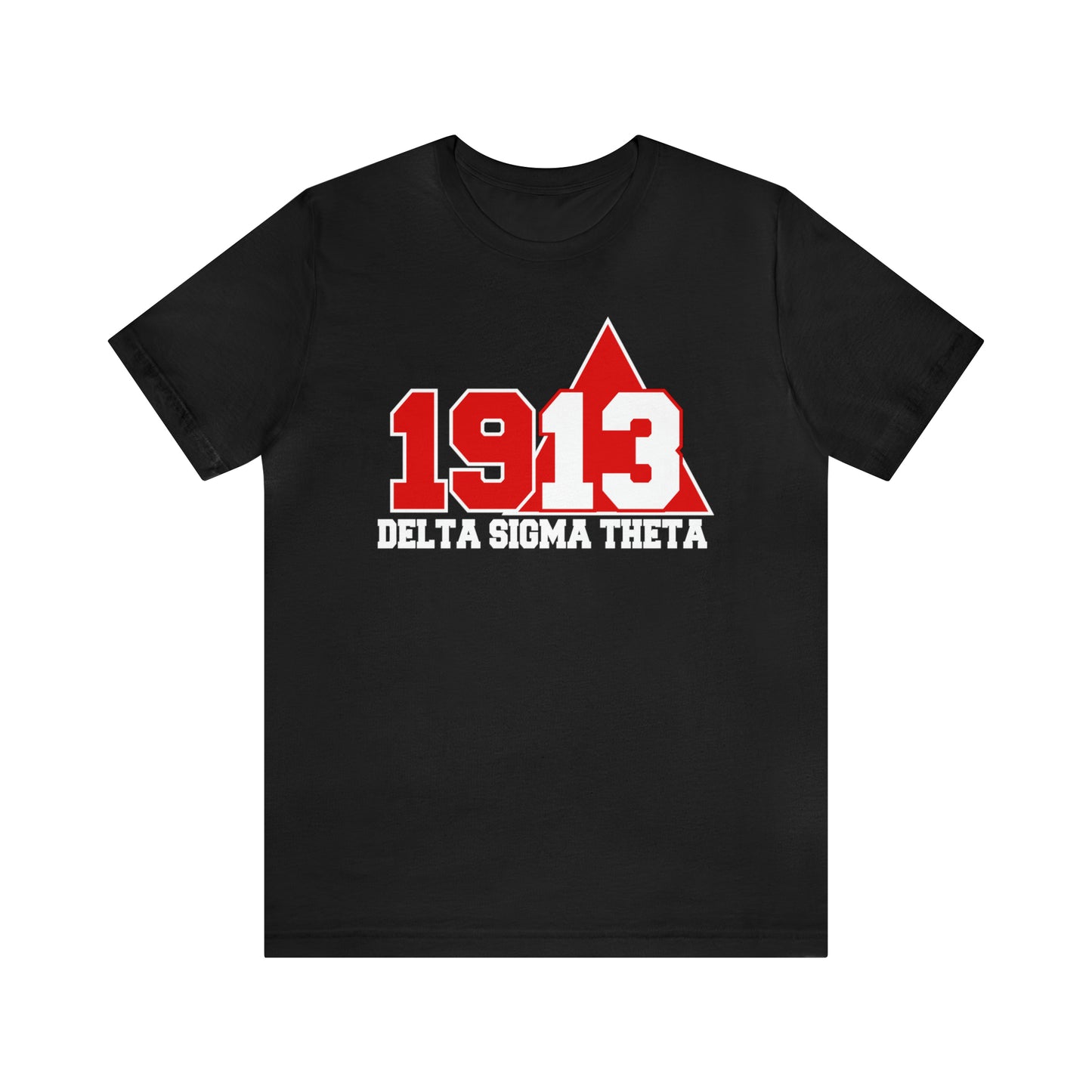 Sorority (DELTA "1913 Delta Sigma Theta" Unisex Jersey Short Sleeve Tee)