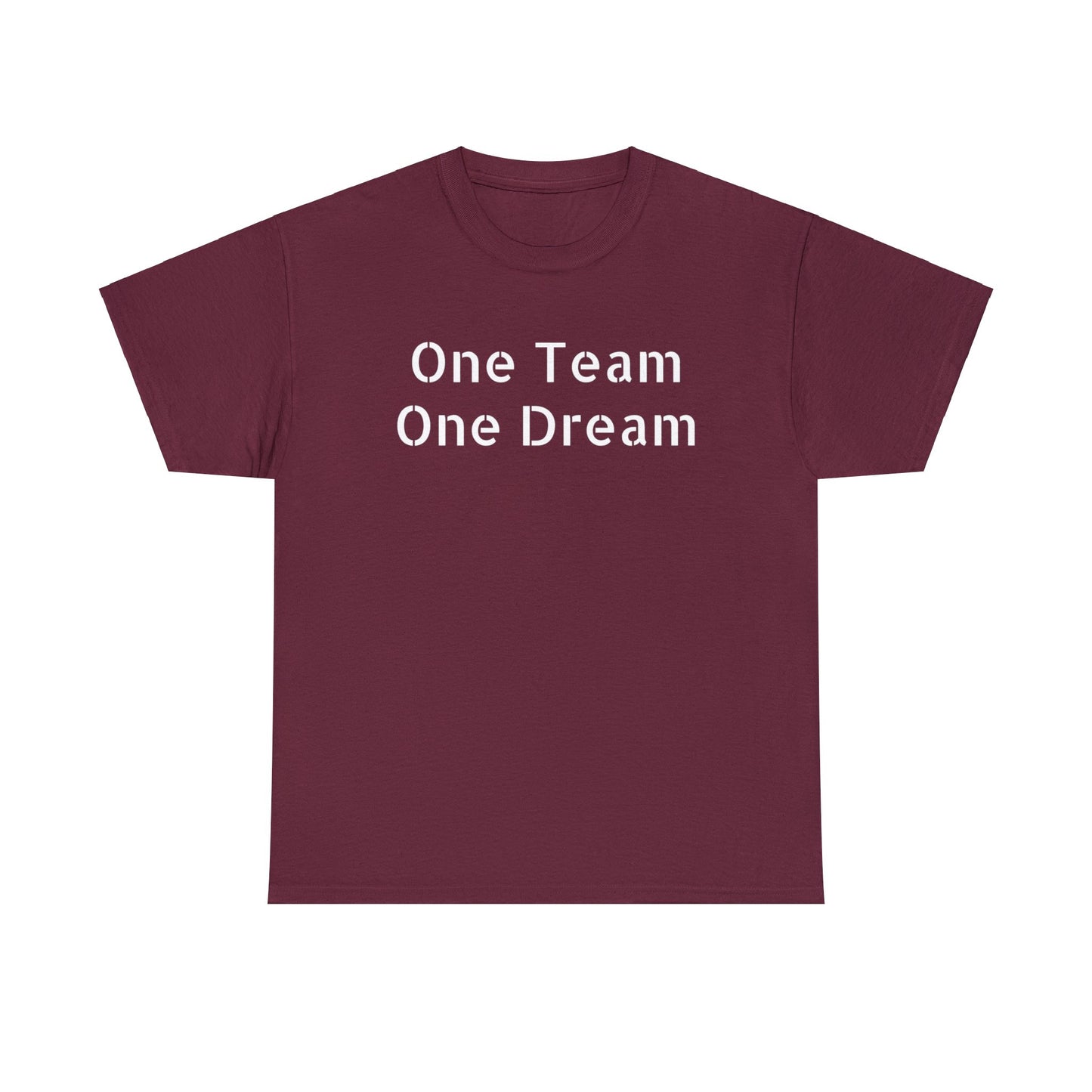 School Spirit (Woodlake Hills/ One Team One Dream/ Unisex Heavy Cotton Tee)