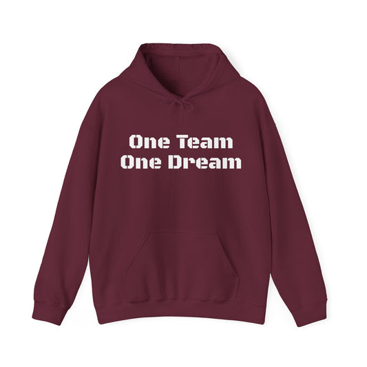 School Spirit (Woodlake Hills/ One Team One Dream/ Unisex Heavy Blend™ Hooded Sweatshirt)