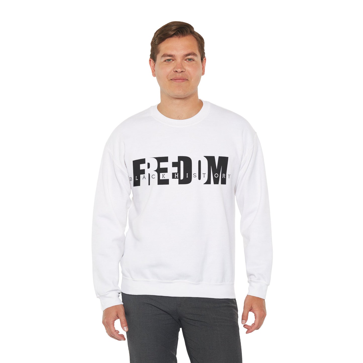 Inspirational (Freedom/ Unisex Heavy Blend™ Crewneck Sweatshirt)