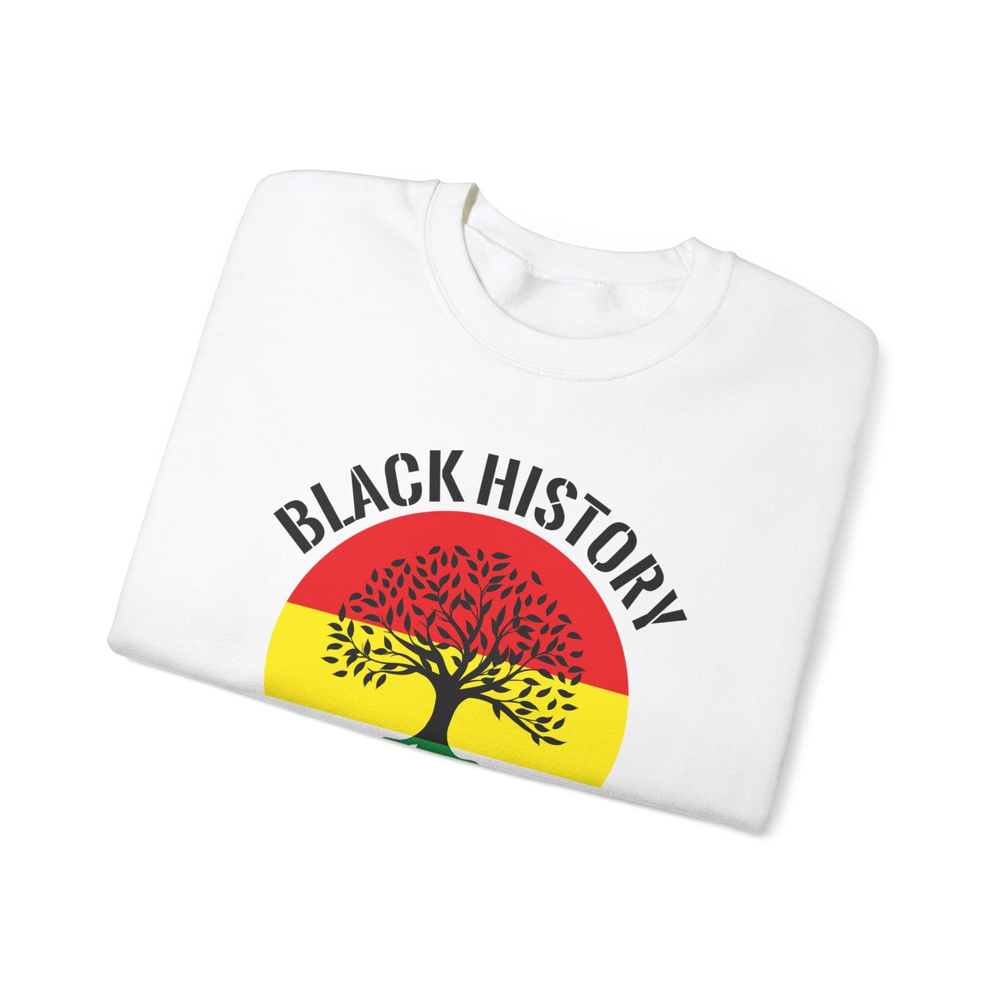 Inspirational (Black History Inspiring the Future/ Unisex Heavy Blend™ Crewneck Sweatshirt)