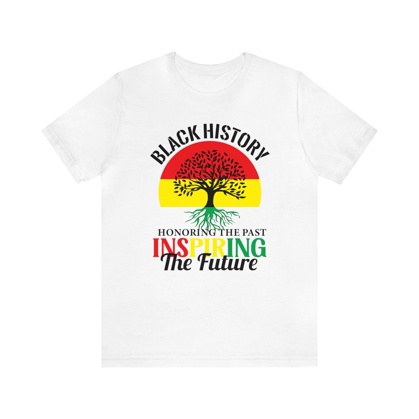 Inspirational (Black History Inspiring the Future/ Unisex Jersey Short Sleeve Tee)