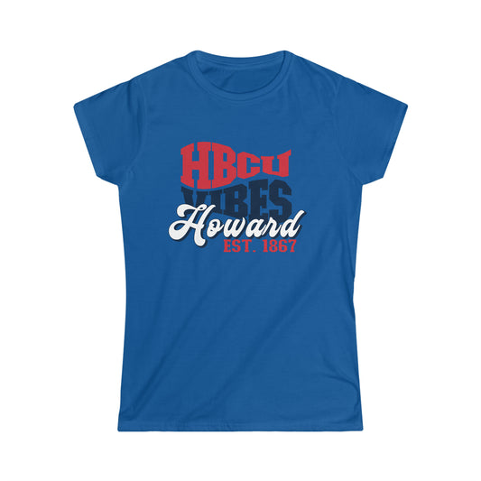 HBCU Love (Howard University/ HBCU Vibes Women's Softstyle Tee)