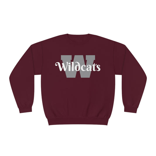 School Spirit (Woodlake Hills Middle/ Unisex NuBlend® Crewneck Sweatshirt)