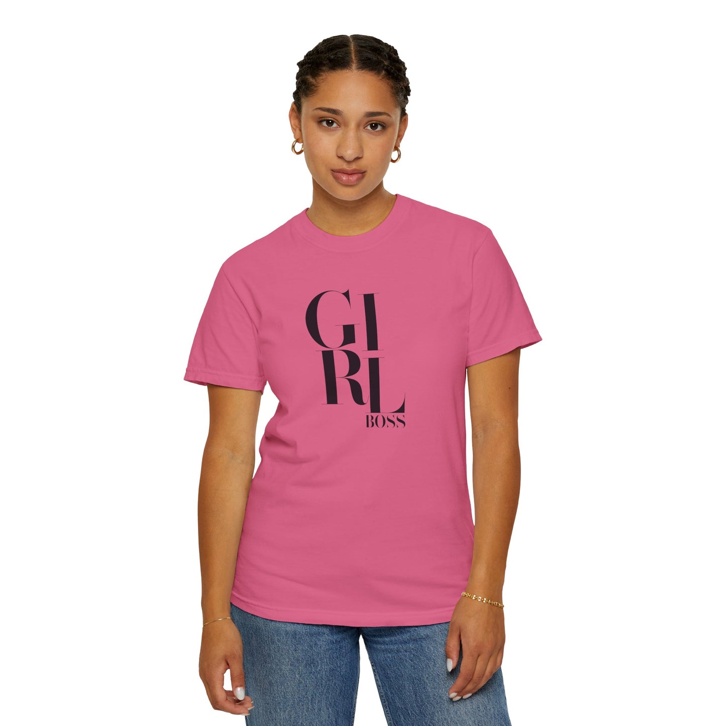 Inspirational Apparel (Girl Boss/ Unisex Garment-Dyed T-shirt)
