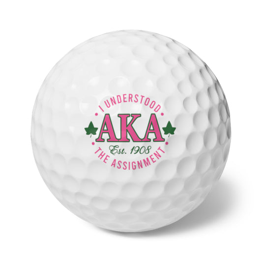 Golf Balls, 6pcs (AKA)