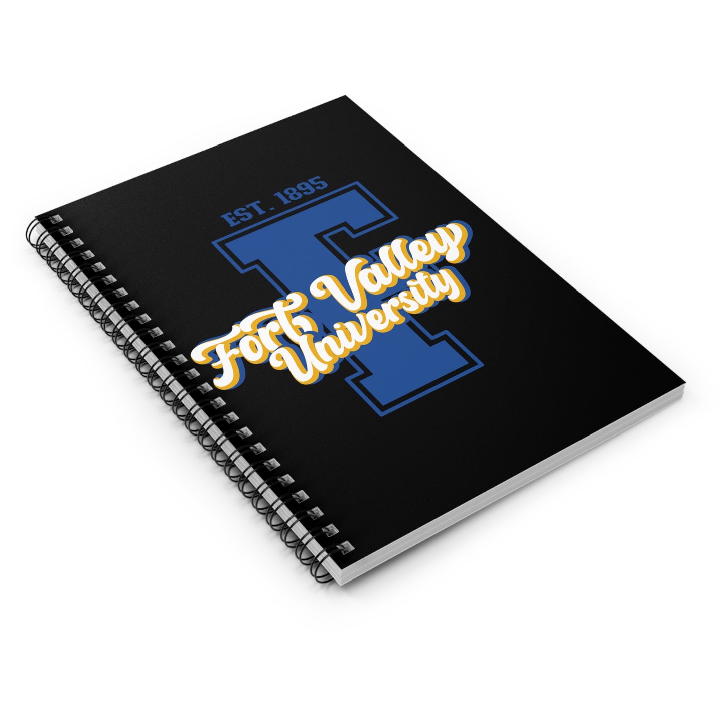 HBCU Love (Fort Valley State University "F" is for Fort Valley/ Spiral Notebook - Ruled Line)