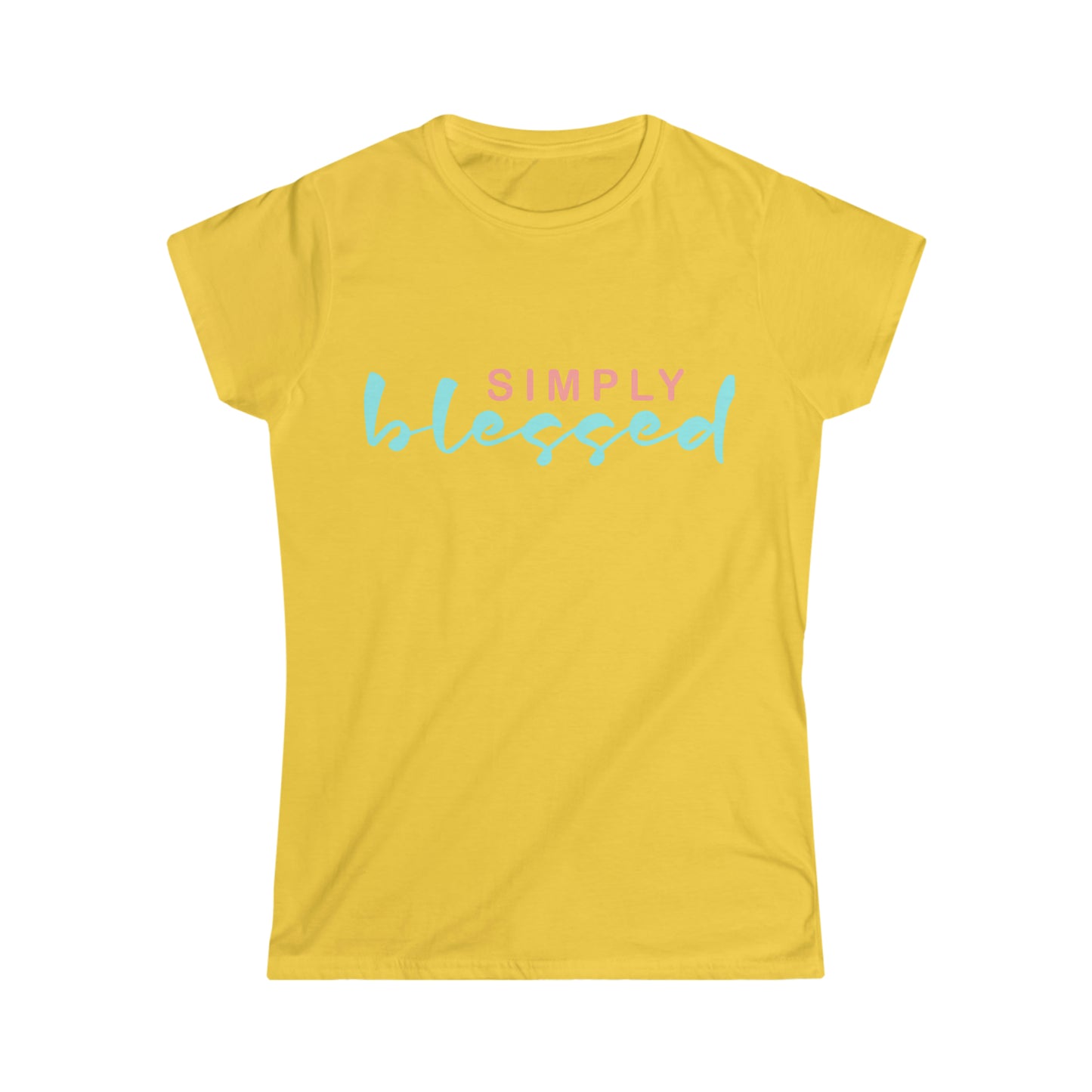 Christian Apparel (Simply Blessed/ Women's Softstyle Tee)