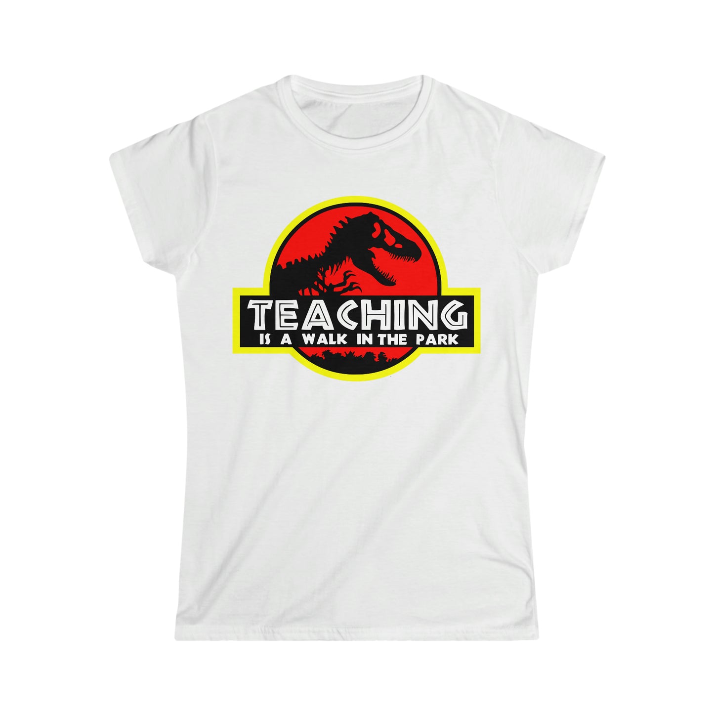 Educator Apparel (Teaching Is A Walk In The Park/ Women's Softstyle Tee)