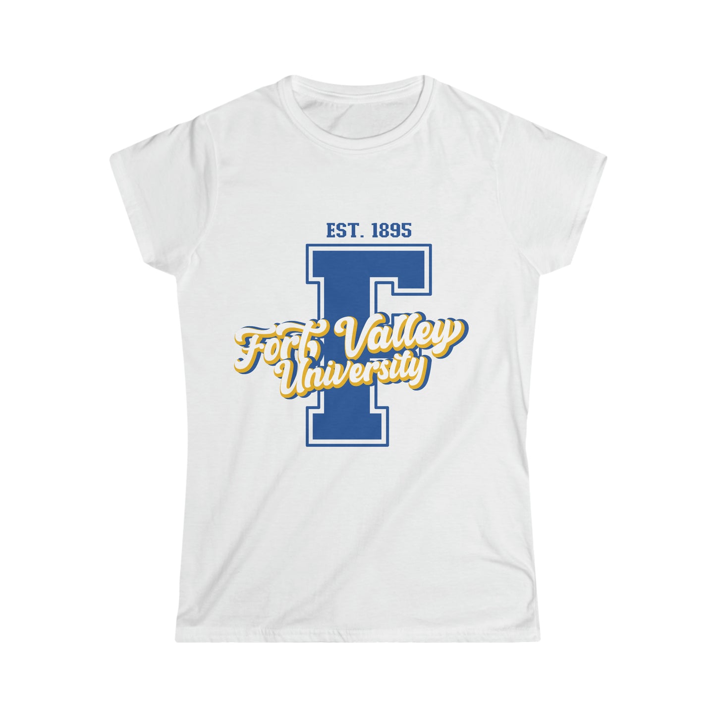 HBCU Love (Fort Valley State University "F" is for Fort Valley/ Women's Softstyle Tee)