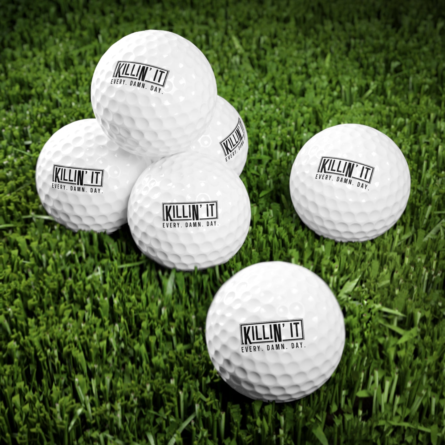 Golf Balls, 6pcs (Killin It)