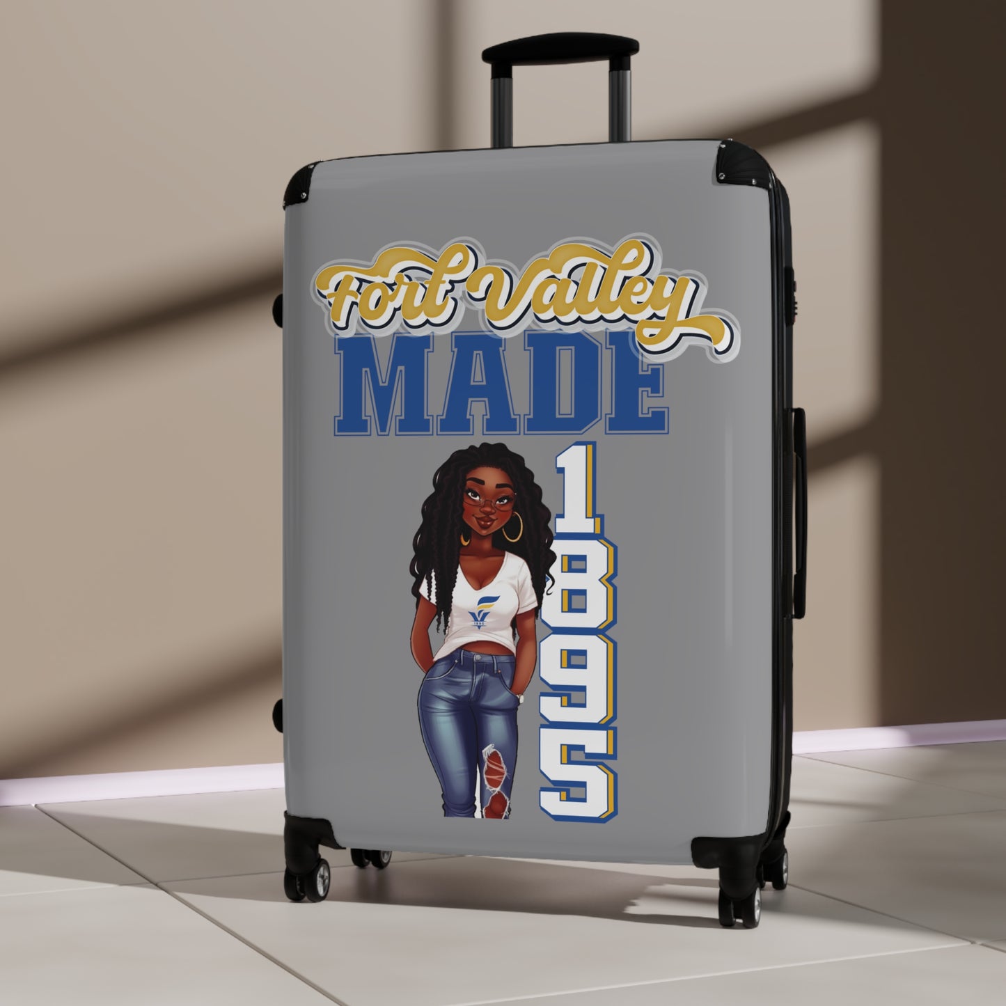 HBCU Love (Fort Valley State University Made/ Suitcase)