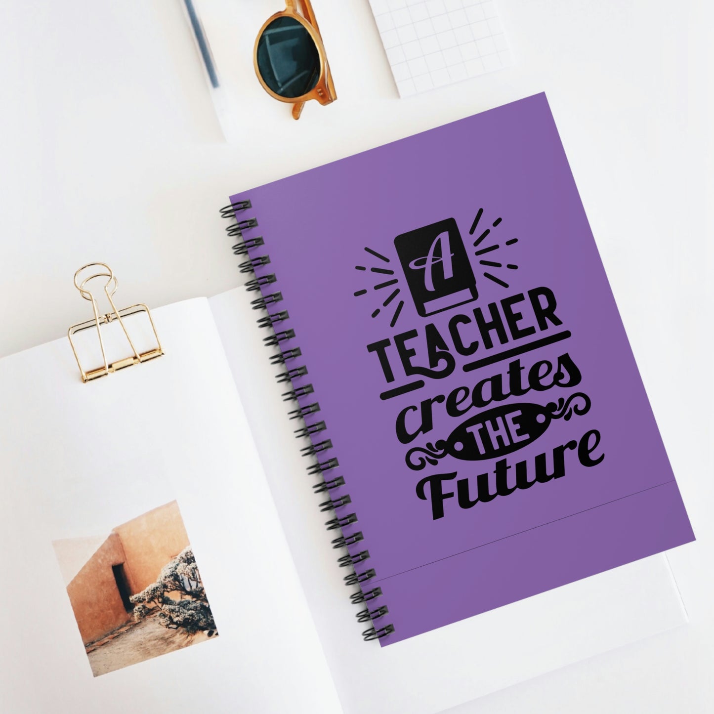 Educator Spiral Notebook (Purple)
