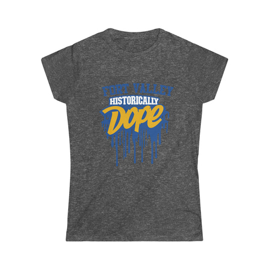 HBCU Love (Fort Valley Historically Dope/ Women's Softstyle Tee)