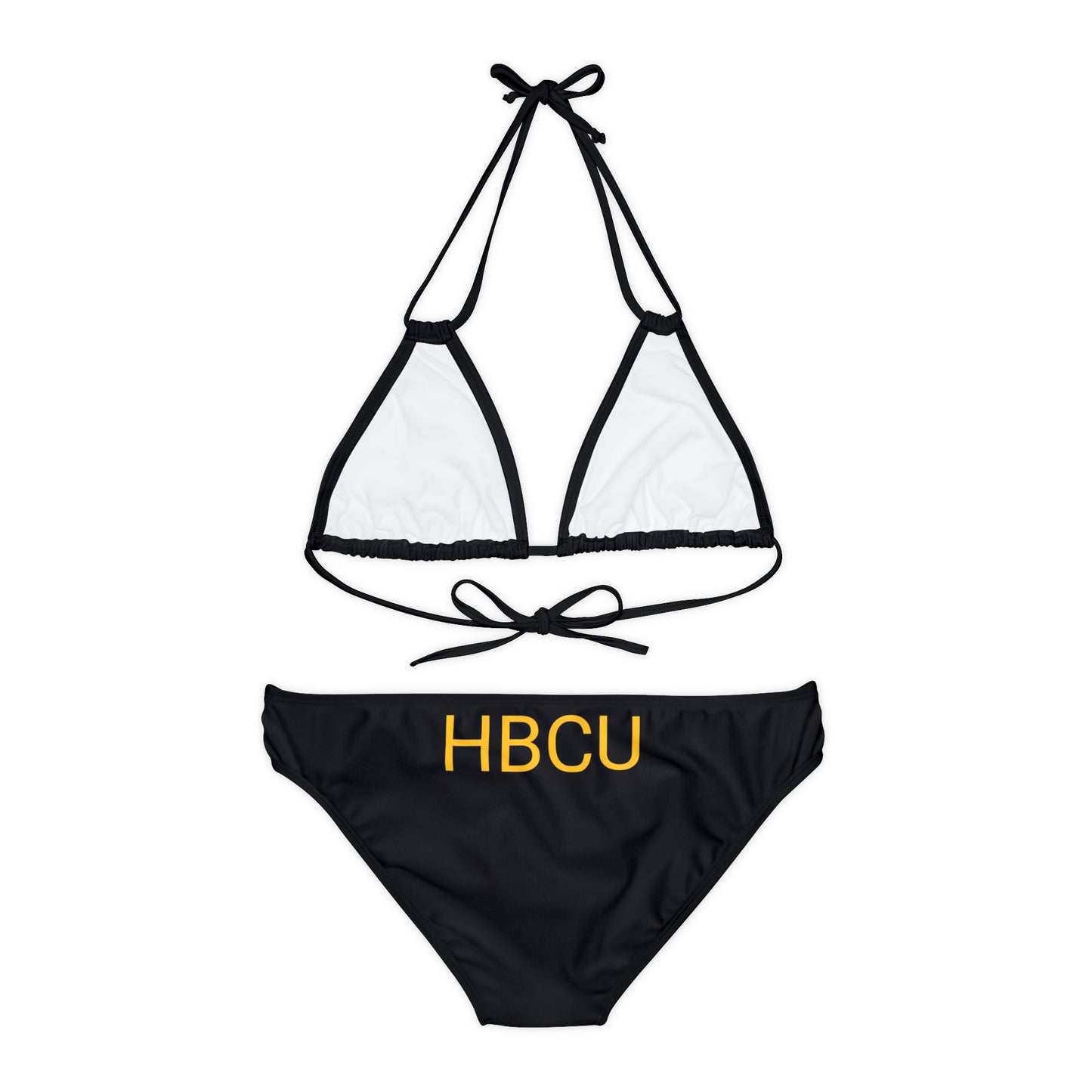 HBCU Love/ Prairie View/Strappy Bikini Set (AOP))