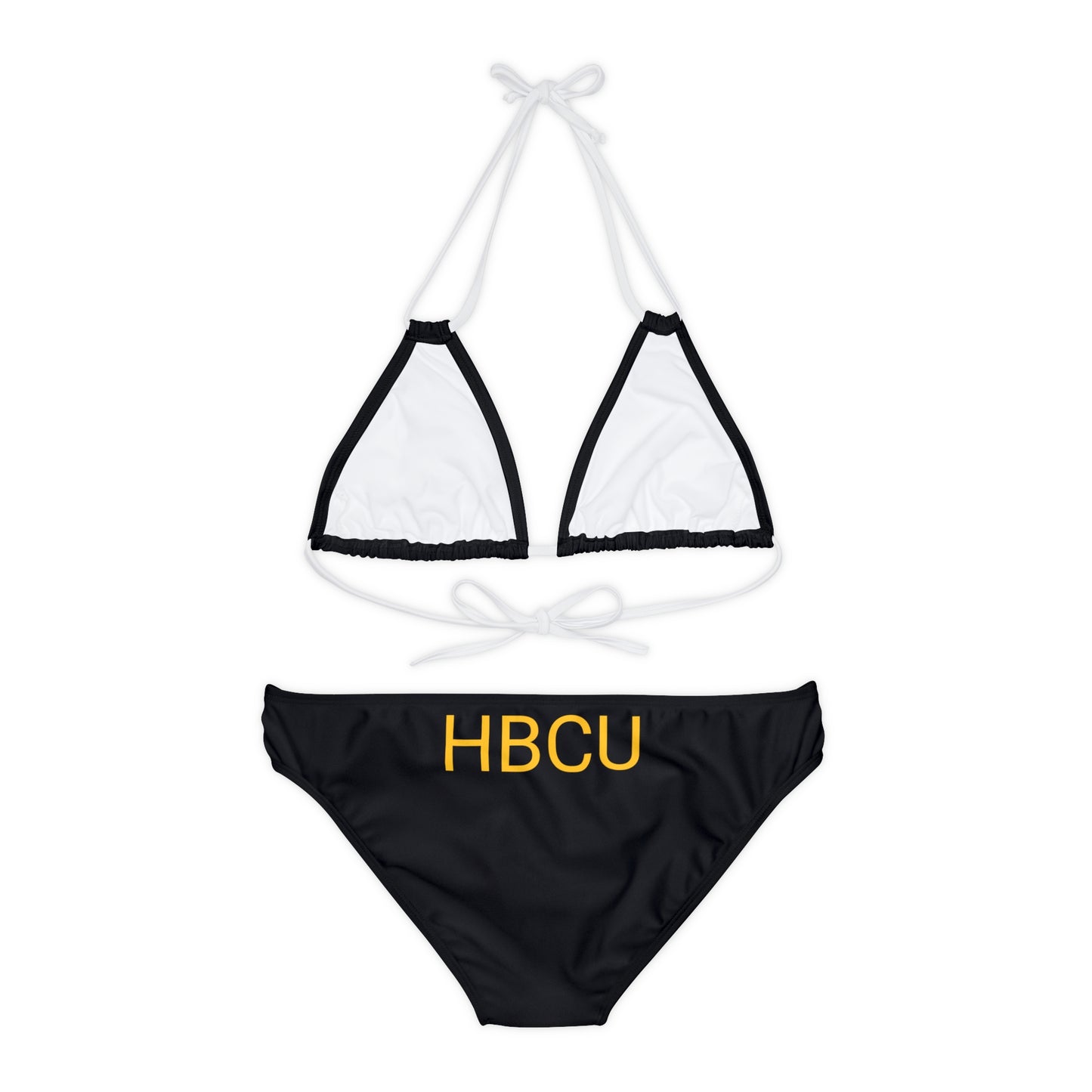 HBCU Love/ Prairie View/Strappy Bikini Set (AOP))