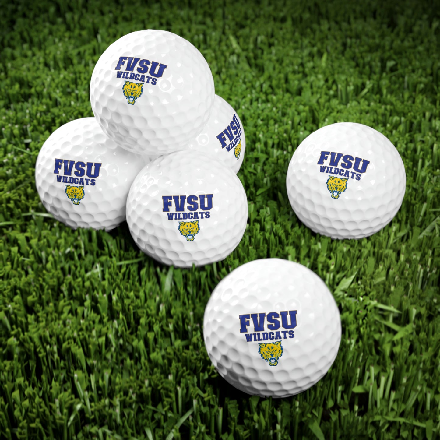 HBCU Love (Fort Valley State University/Golf Balls, 6pcs)