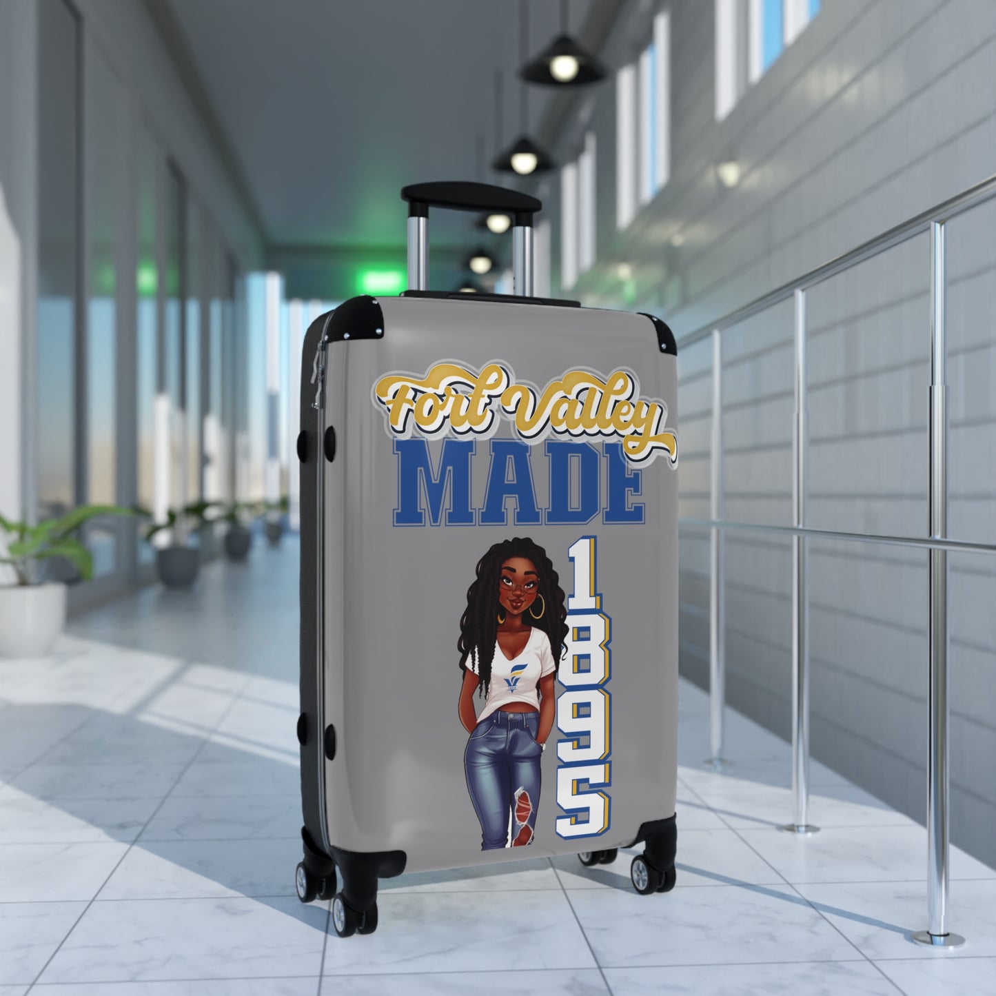 HBCU Love (Fort Valley State University Made/ Suitcase)