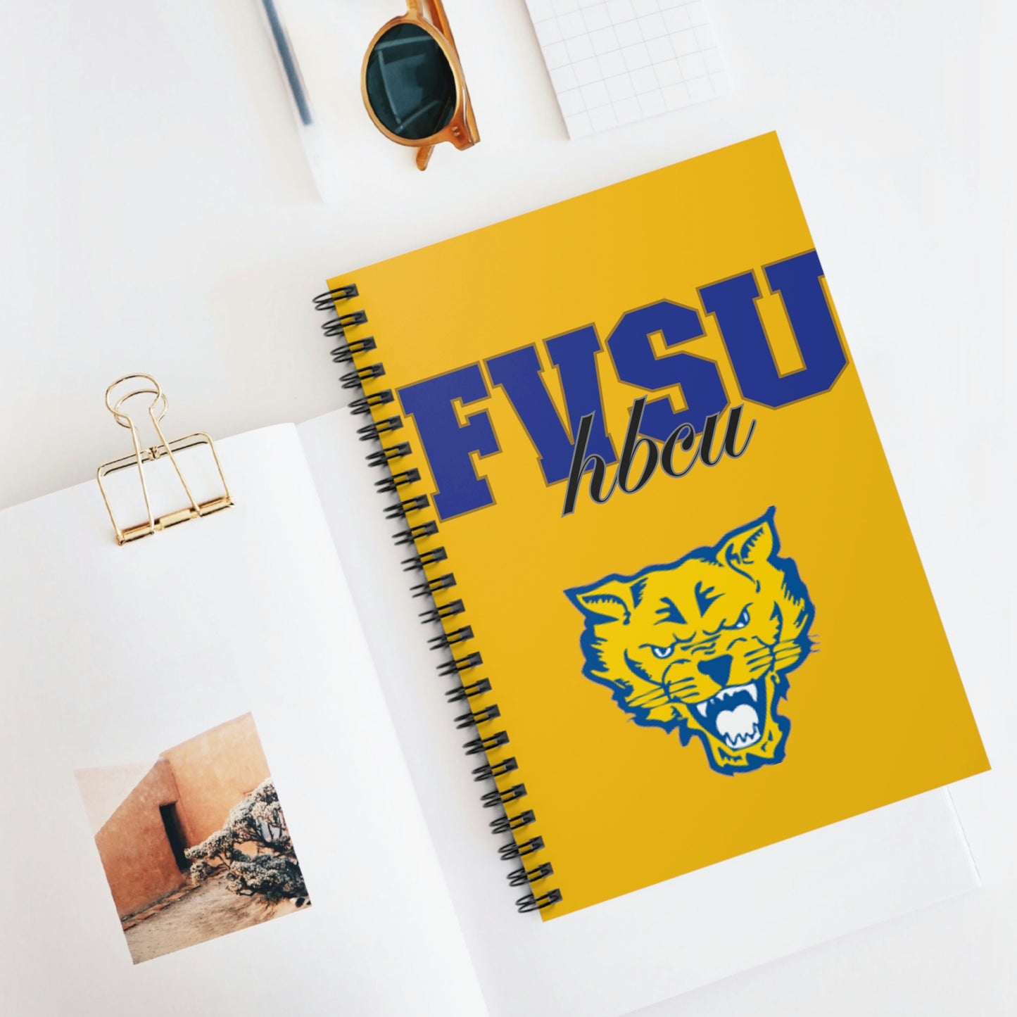 HBCU Love (Fort Valley State University/ Spiral Notebook - Ruled Line)