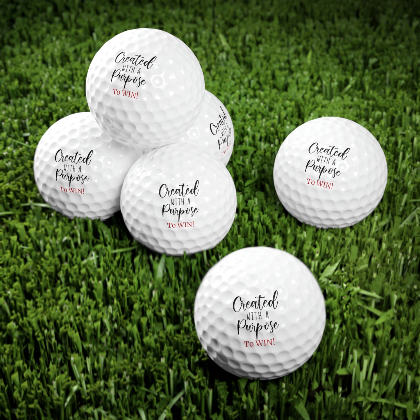 Inspirational (Created With a Purpose. To WIN/ Golf Balls, 6pcs)