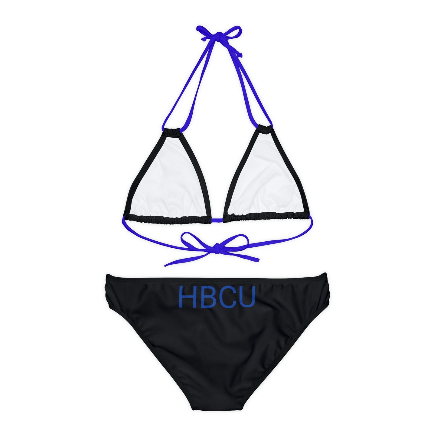HBCU Love (Albany State/ASU Strappy Bikini Set (AOP))