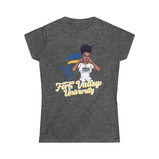 HBCU Love (Fort Valley State University Made Girl/ Women's Softstyle Tee)