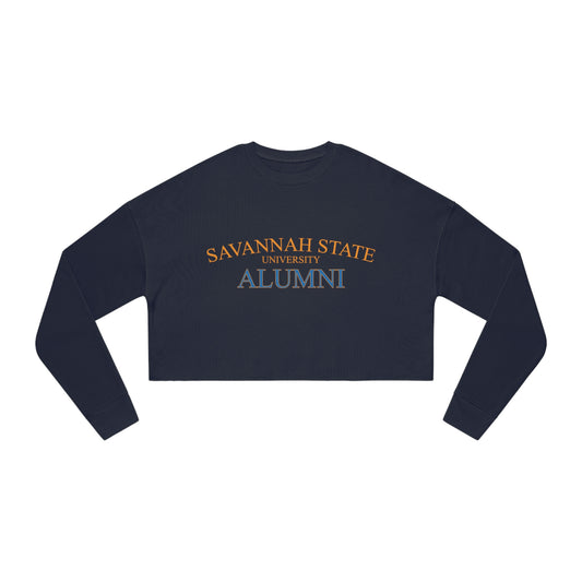 HBCU Love (Savannah State University Alumni/ Women's Cropped Sweatshirt)