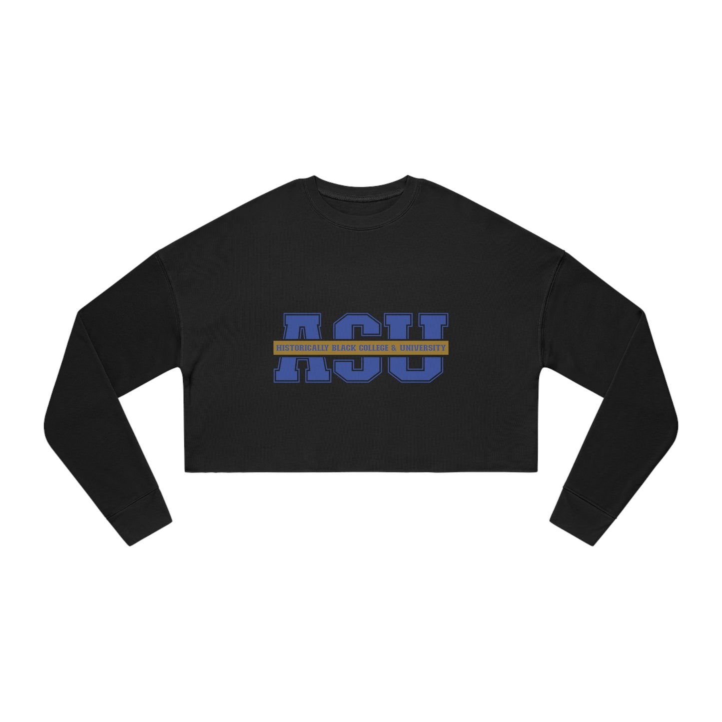 HBCU Love (Albany State/ASU Women's Cropped Sweatshirt)