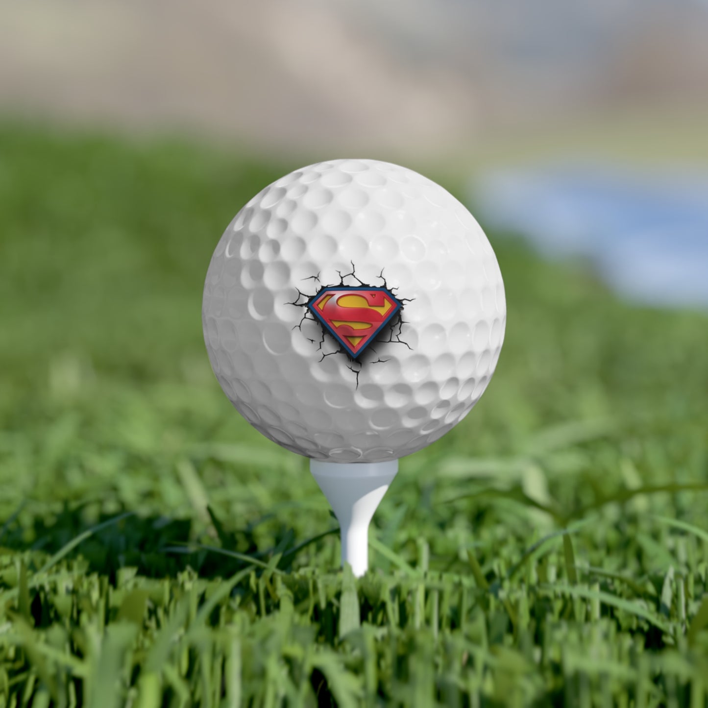 Golf Balls, 6pcs (Superman)