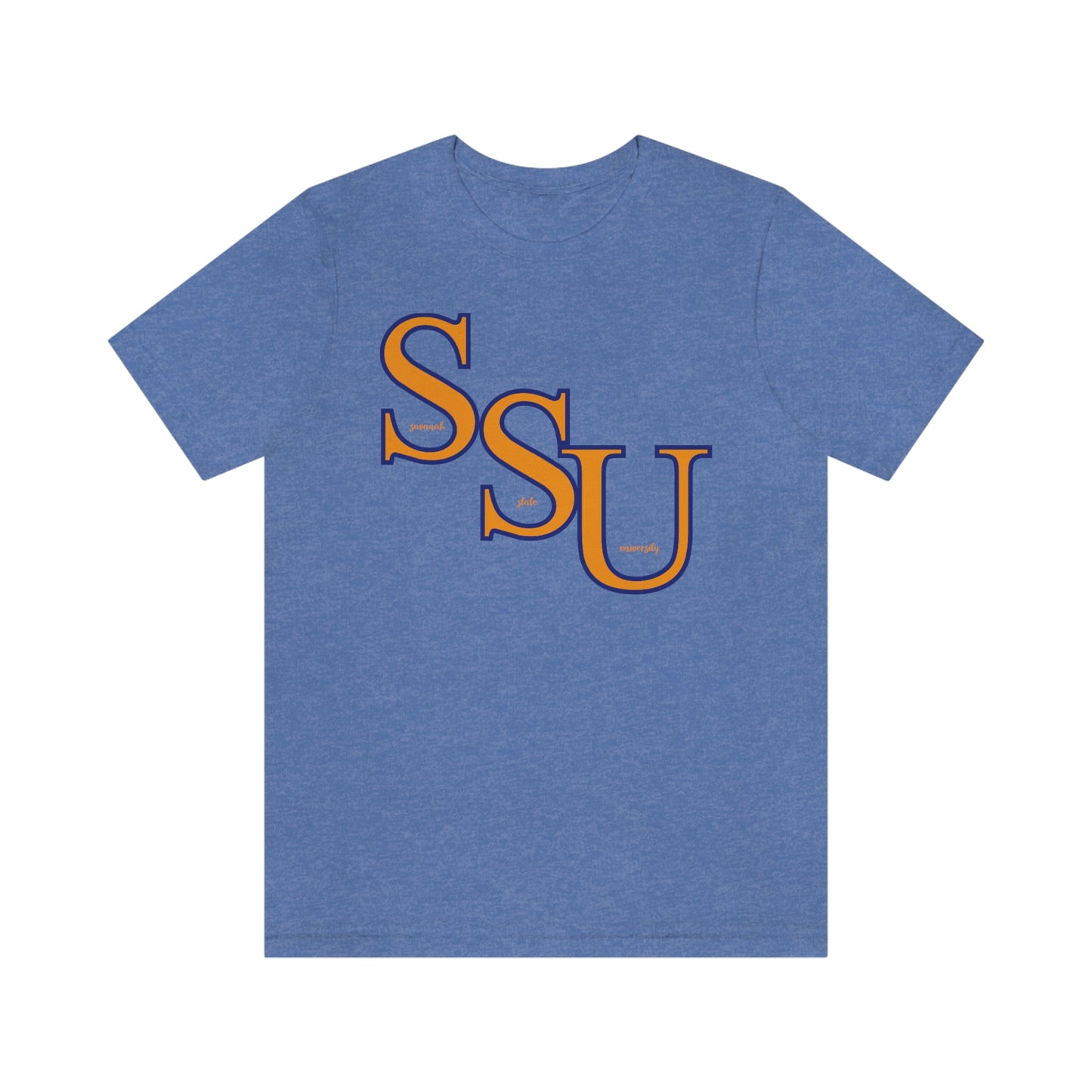 HBCU Love (Savannah State University/ SSU Unisex Jersey Short Sleeve Tee)