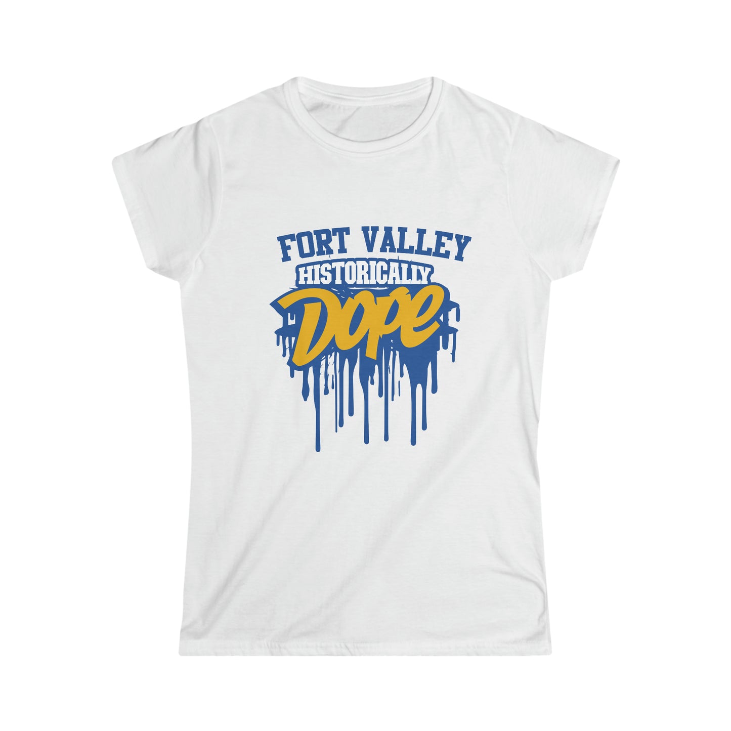 HBCU Love (Fort Valley Historically Dope/ Women's Softstyle Tee)