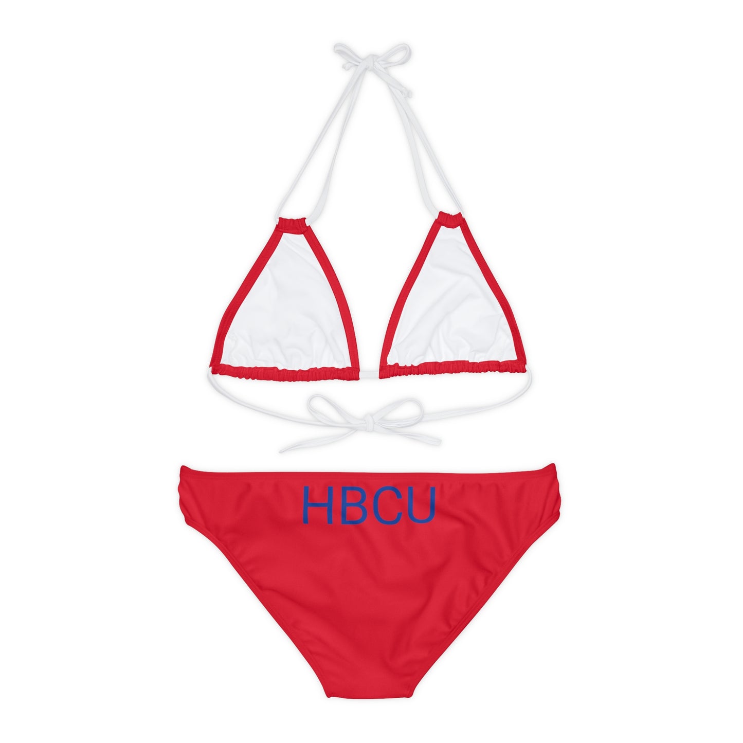 HBCU Love (Howard University/ Strappy Bikini Set (AOP))