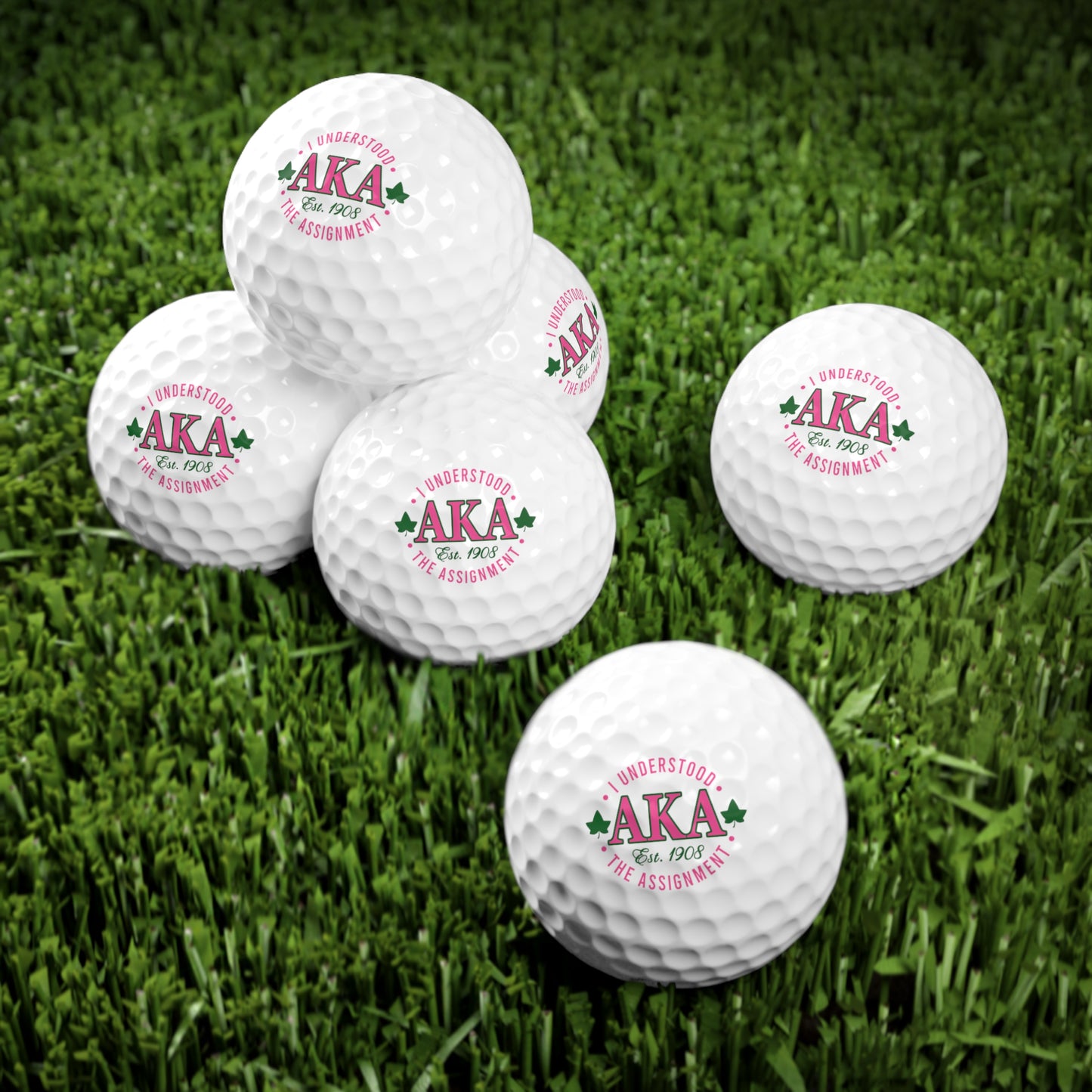 Golf Balls, 6pcs (AKA)