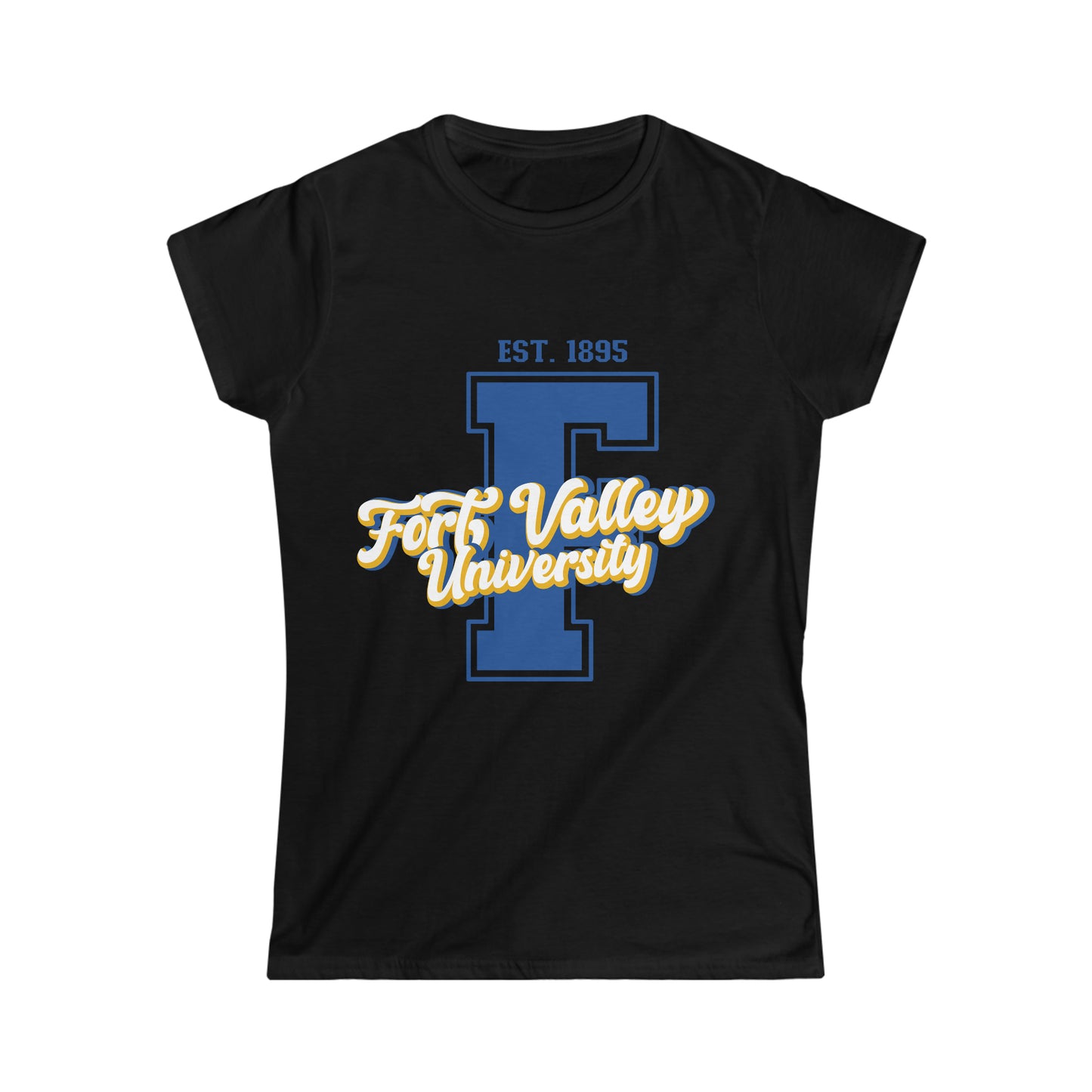 HBCU Love (Fort Valley State University "F" is for Fort Valley/ Women's Softstyle Tee)