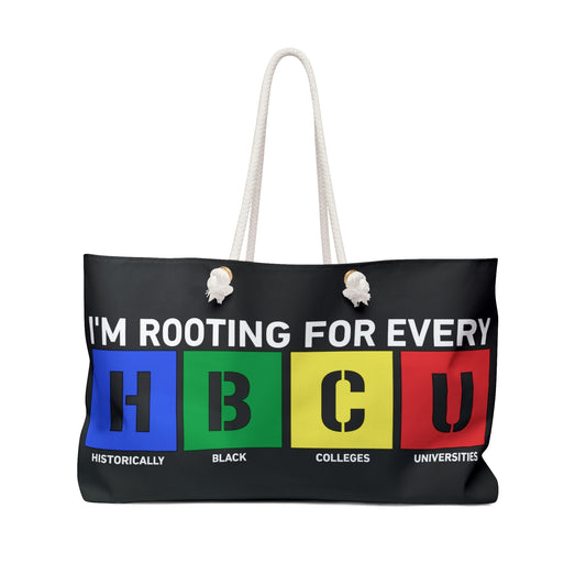 HBCU Love (I'm Rooting For Every HBCU/ Weekender Bag)