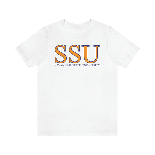 HBCU Love (Savannah State University/ SSU Unisex Jersey Short Sleeve Tee)
