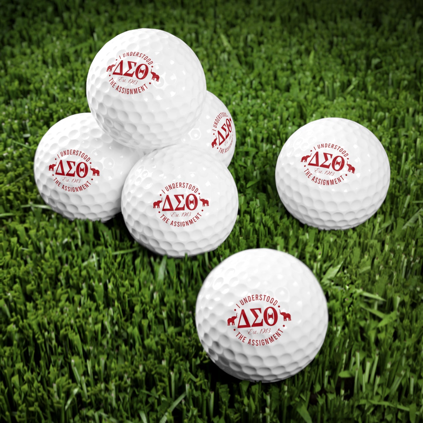 Golf Balls, 6pcs (DELTA)