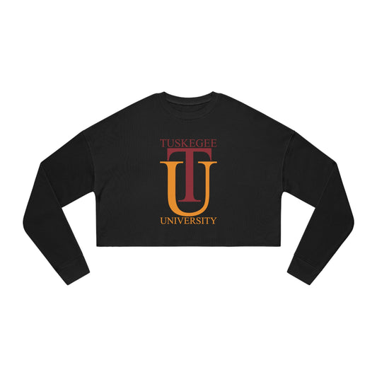 HBCU Love (Tuskegee University/ Women's Cropped Sweatshirt)